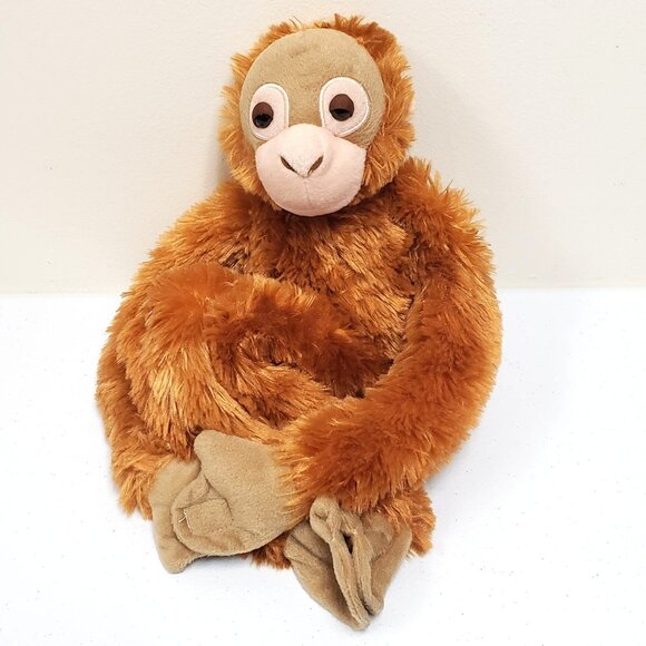 Wild Republic Orangutan Long Arms Legs Stuffed Animal Plush - Picture 3 of 9